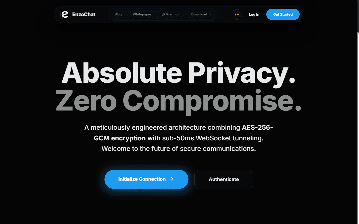 EnzoChat Desktop Interface
