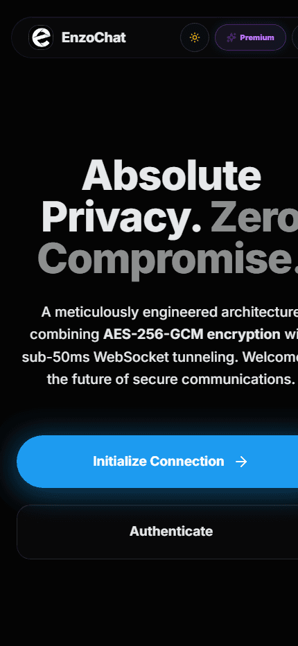 EnzoChat Mobile Viewport